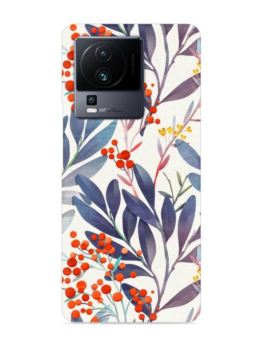 Seamless Floral Pattern Snap Case for Iqoo Neo 7 Pro (5G) Zapvi