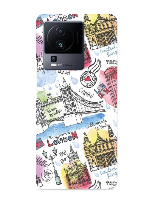 Vector London Landmark Snap Case for Iqoo Neo 7 Pro (5G)