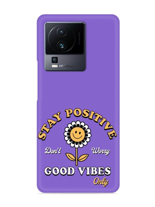 Retro Positive Flower Snap Case for Iqoo Neo 7 Pro (5G)