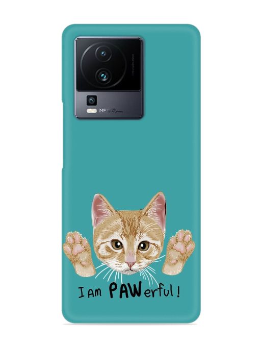 Typography Slogan Cat Snap Case for Iqoo Neo 7 Pro (5G) Zapvi