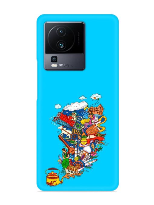 Vector Design Indian Snap Case for Iqoo Neo 7 Pro (5G) Zapvi