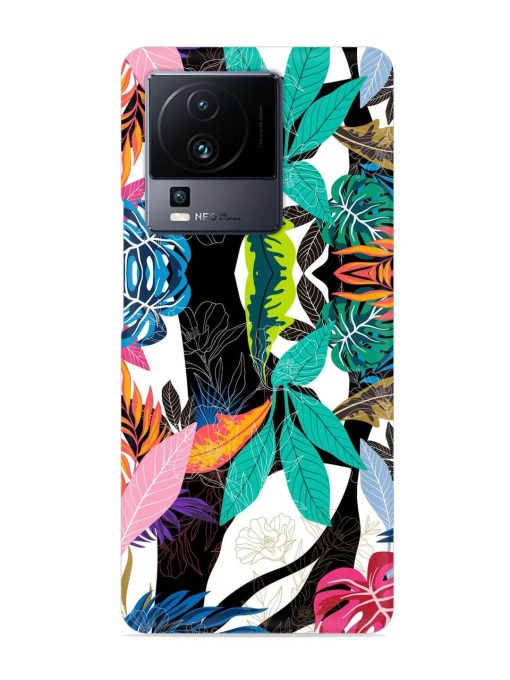 Floral Pattern Bright Snap Case for Iqoo Neo 7 Pro (5G) Zapvi