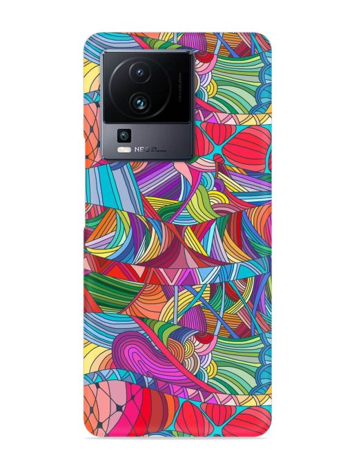 Seamless Patterns Hand Drawn Snap Case for Iqoo Neo 7 Pro (5G) Zapvi