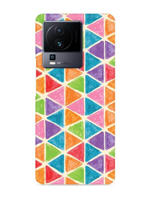 Seamless Colorful Isometric Snap Case for Iqoo Neo 7 Pro (5G) Zapvi