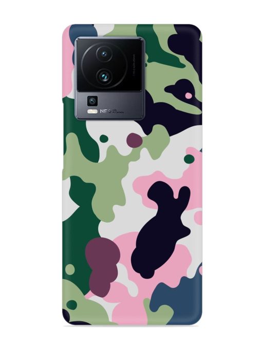 Seamless Funky Camouflage Snap Case for Iqoo Neo 7 Pro (5G)