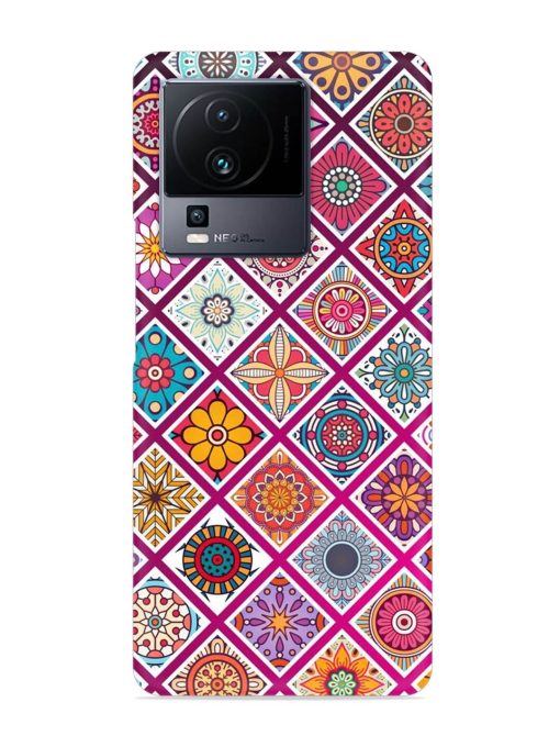 Seamless Tile Pattern Snap Case for Iqoo Neo 7 Pro (5G) Zapvi