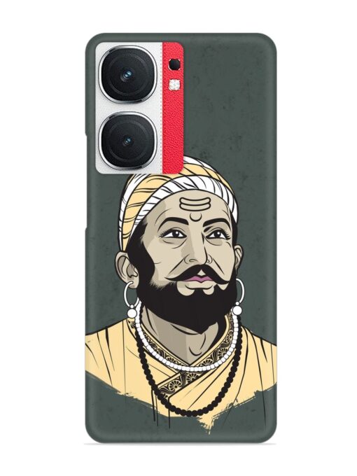 Shivaji Maharaj Vector Art Snap Case for Iqoo Neo 9 Pro (5G)