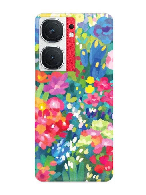 Watercolor Flower Art Snap Case for Iqoo Neo 9 Pro (5G)