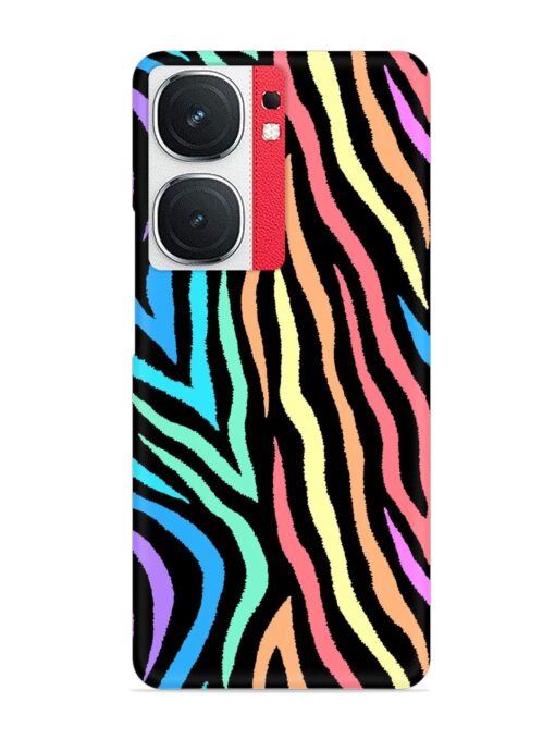 Colorful Abstract Zebra Snap Case for Iqoo Neo 9 Pro (5G)