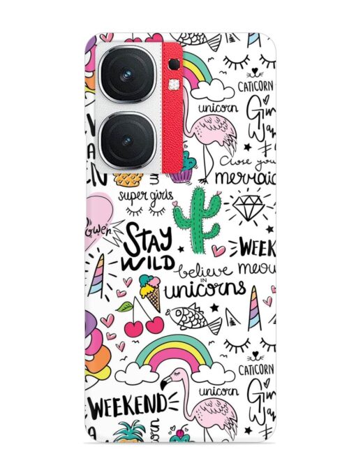 Unicorn Ice Cream Snap Case for Iqoo Neo 9 Pro (5G)