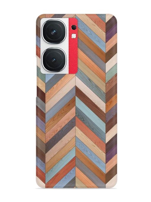 Seamless Wood Parquet Snap Case for Iqoo Neo 9 Pro (5G) Zapvi