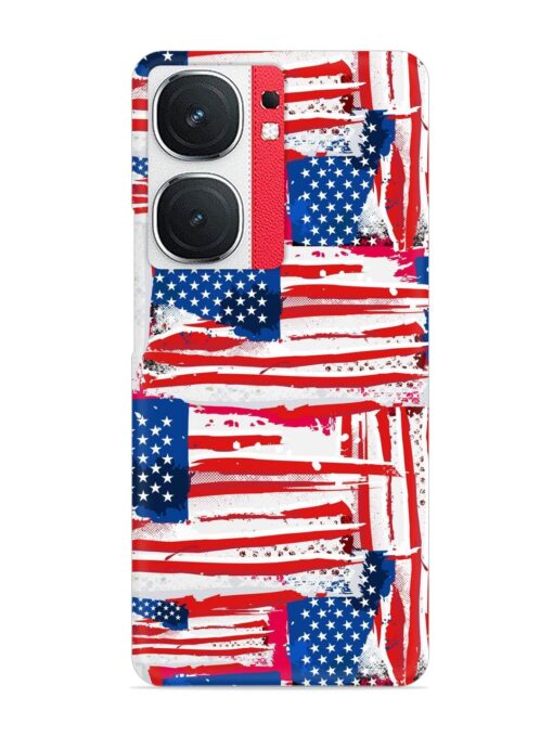 Usa Flag Seamless Snap Case for Iqoo Neo 9 Pro (5G)