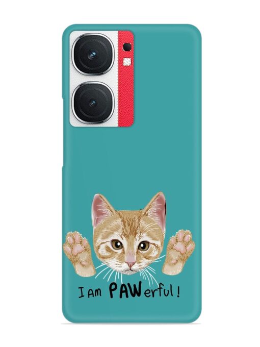 Typography Slogan Cat Snap Case for Iqoo Neo 9 Pro (5G)