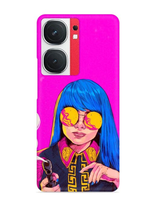 Aesthetic Anime Girl Snap Case for Iqoo Neo 9 Pro (5G)