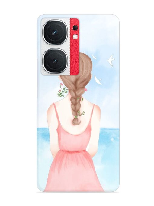 Watercolor Girl Vector Snap Case for Iqoo Neo 9 Pro (5G)