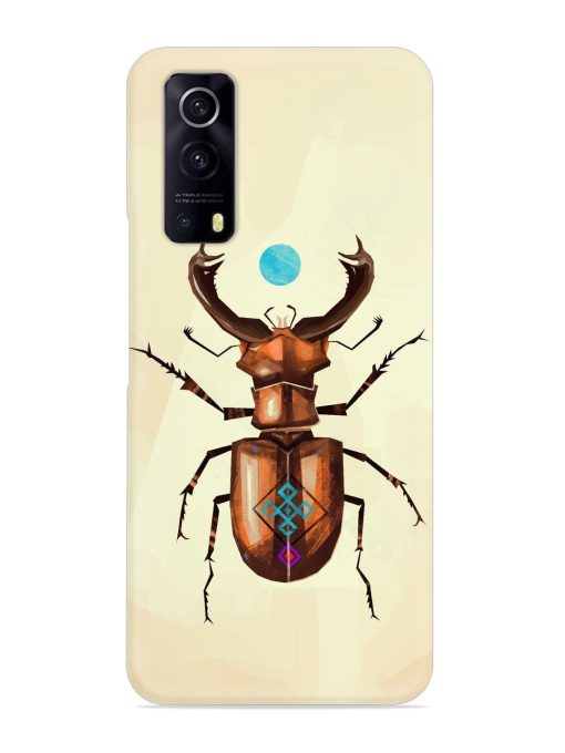 Stag Beetle Vector Snap Case for Iqoo Z3 (5G) Zapvi