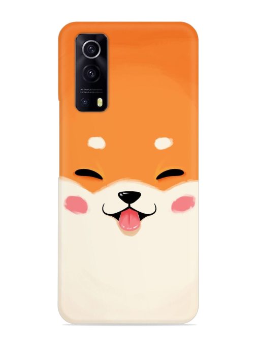 Cute Dog Face Vector Snap Case for Iqoo Z3 (5G) Zapvi