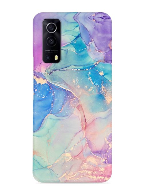 Alcohol Ink Colors Snap Case for Iqoo Z3 (5G) Zapvi