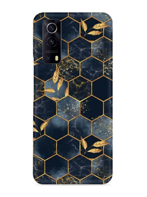 Marble Hexagon Seamless Snap Case for Iqoo Z3 (5G) Zapvi