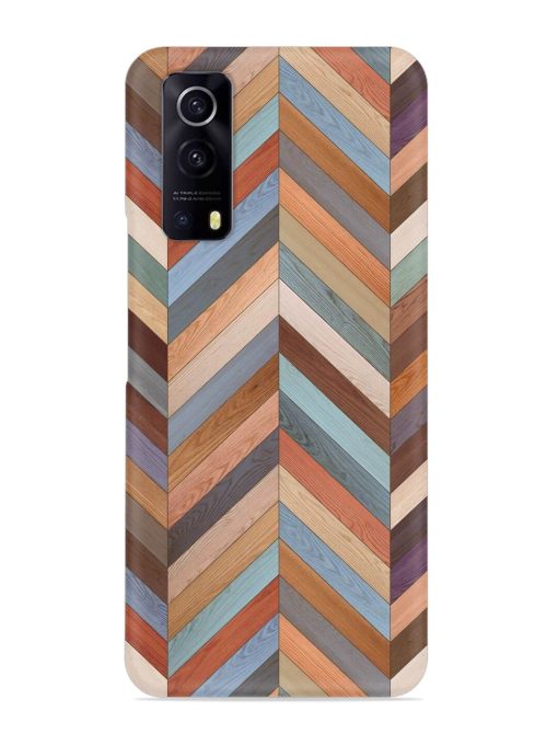 Seamless Wood Parquet Snap Case for Iqoo Z3 (5G) Zapvi