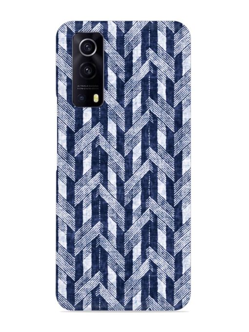 Abstract Herringbone Motif Snap Case for Iqoo Z3 (5G) Zapvi