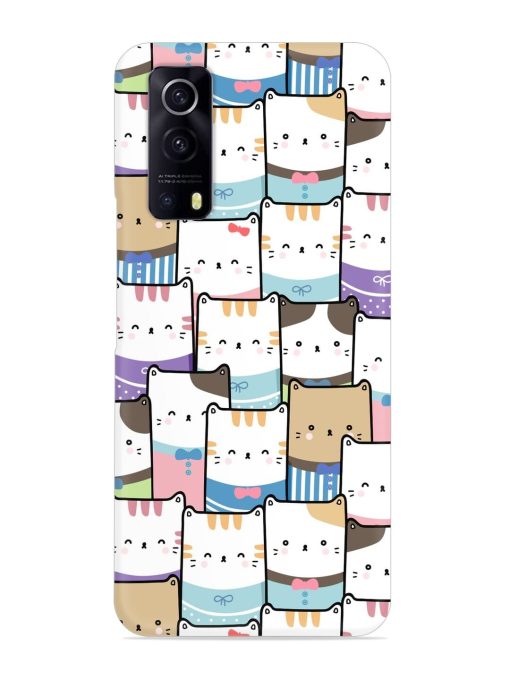 Cute Adorable Cat Snap Case for Iqoo Z3 (5G) Zapvi