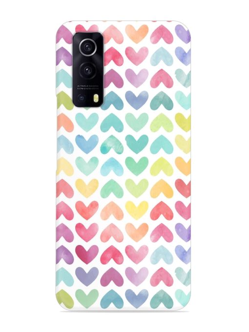 Seamless Colorful Watercolor Snap Case for Iqoo Z3 (5G)