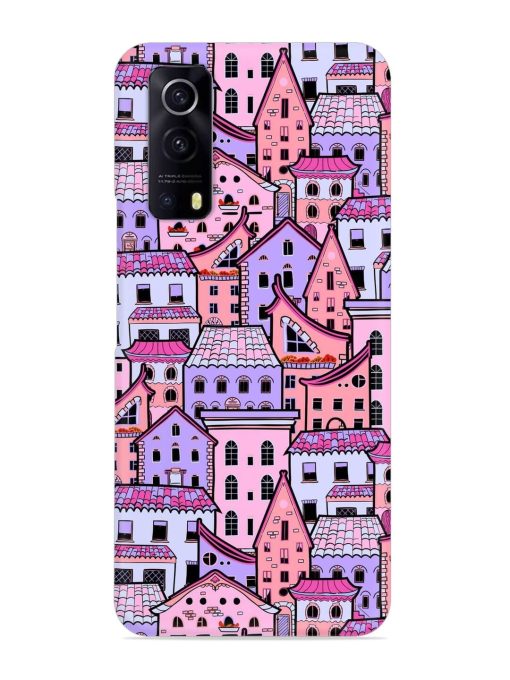 Seamless Pattern Houses Snap Case for Iqoo Z3 (5G) Zapvi