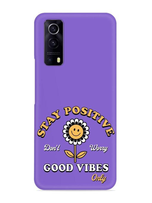 Retro Positive Flower Snap Case for Iqoo Z3 (5G) Zapvi