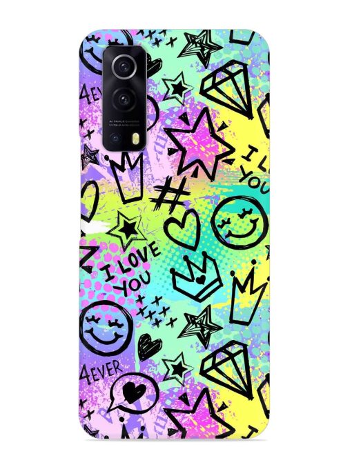 Bright Seamless Pattern Snap Case for Iqoo Z3 (5G)