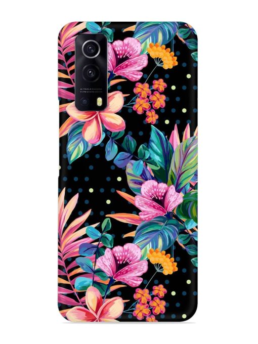 Seamless Floral Pattern Snap Case for Iqoo Z3 (5G) Zapvi