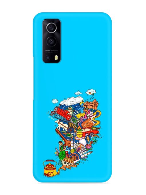 Vector Design Indian Snap Case for Iqoo Z3 (5G) Zapvi