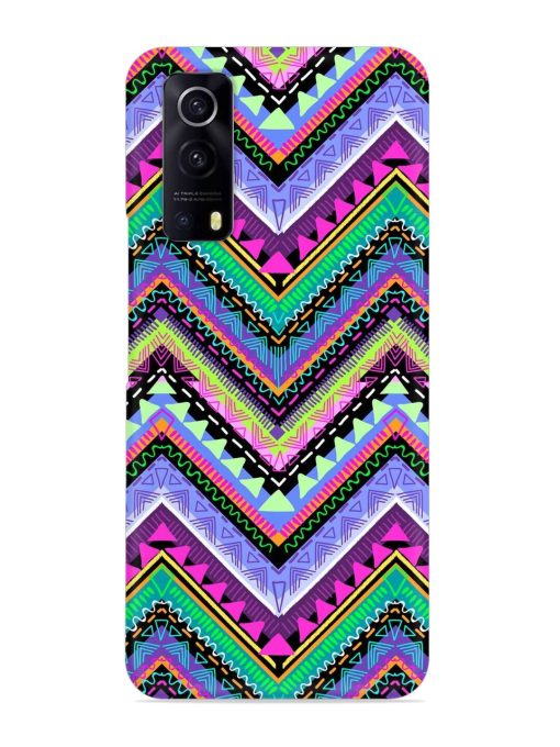 Tribal Aztec Print Snap Case for Iqoo Z3 (5G) Zapvi