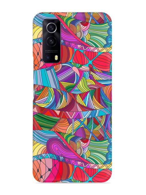 Seamless Patterns Hand Drawn Snap Case for Iqoo Z3 (5G) Zapvi