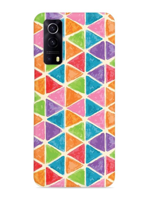 Seamless Colorful Isometric Snap Case for Iqoo Z3 (5G) Zapvi