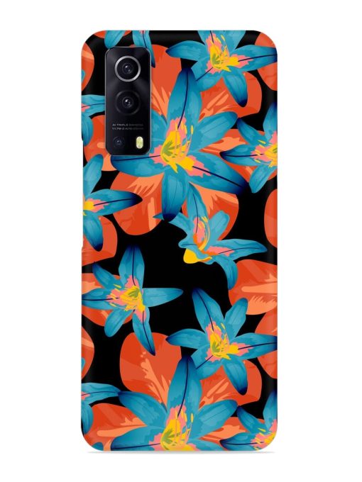 Philippine Flowers Seamless Snap Case for Iqoo Z3 (5G) Zapvi