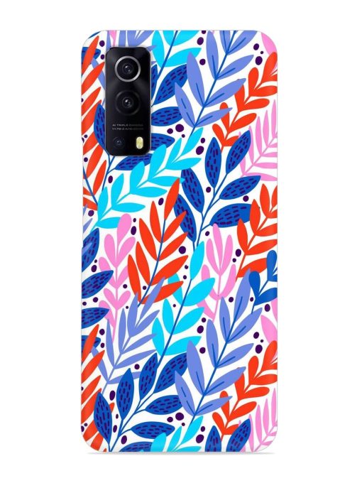 Bright Floral Tropical Snap Case for Iqoo Z3 (5G)