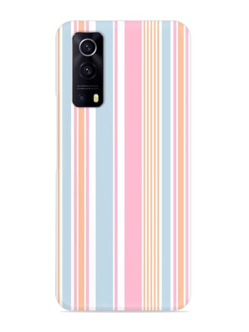 Stripe Seamless Pattern Snap Case for Iqoo Z3 (5G) Zapvi