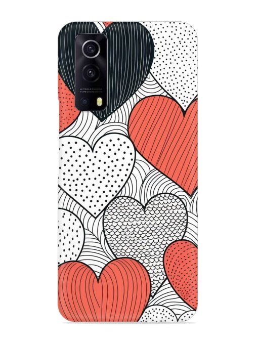 Girly Heart Seamless Snap Case for Iqoo Z3 (5G) Zapvi