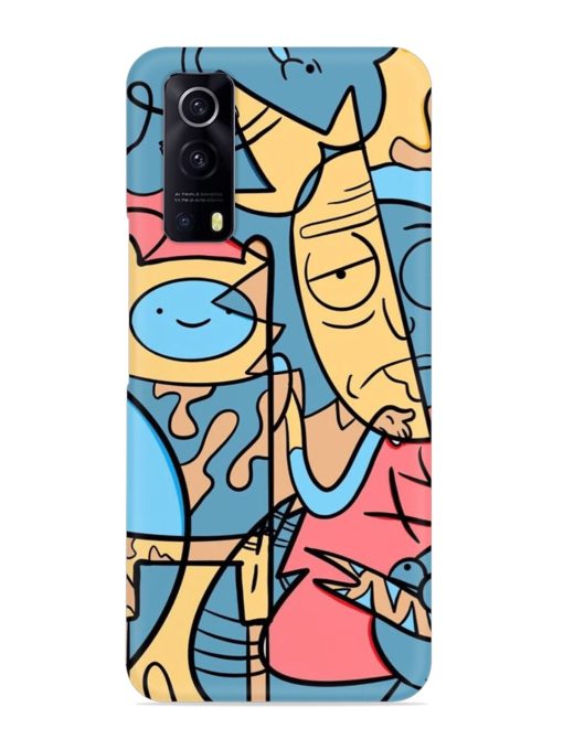 Silly Face Doodle Snap Case for Iqoo Z3 (5G) Zapvi