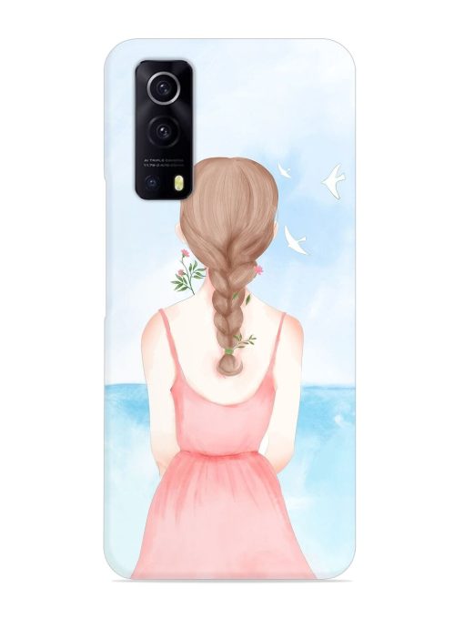 Watercolor Girl Vector Snap Case for Iqoo Z3 (5G) Zapvi