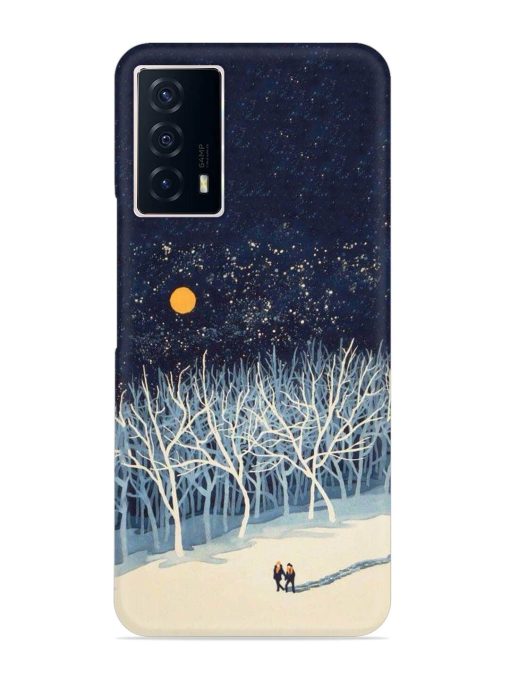 Full Moon Snowshoe Tour Snap Case for Iqoo Z5 (5G) Zapvi