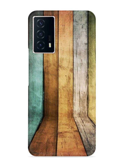 Wooden Realistic Art Snap Case for Iqoo Z5 (5G) Zapvi