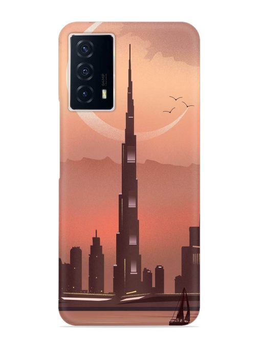 Landmark Burj Khalifa Snap Case for Iqoo Z5 (5G) Zapvi