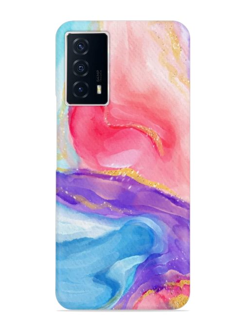 Watercolor Gradient Snap Case for Iqoo Z5 (5G) Zapvi