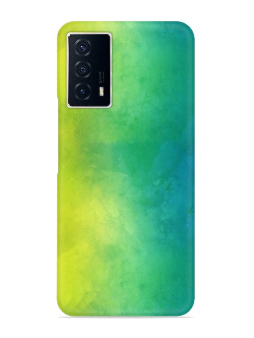 Yellow Green Gradient Snap Case for Iqoo Z5 (5G)