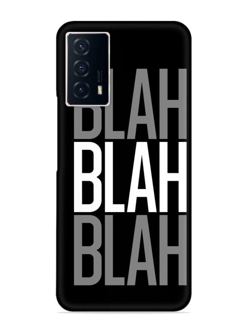 Blah Blah Blah Wallpaper Snap Case for Iqoo Z5 (5G) Zapvi