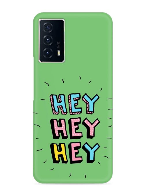 Hey Vector Cartoon Snap Case for Iqoo Z5 (5G) Zapvi