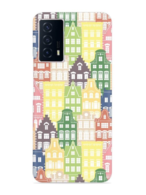 Seamless Shapes Pattern Snap Case for Iqoo Z5 (5G)