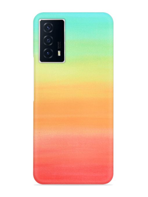 Background Sky Watercolor Snap Case for Iqoo Z5 (5G) Zapvi